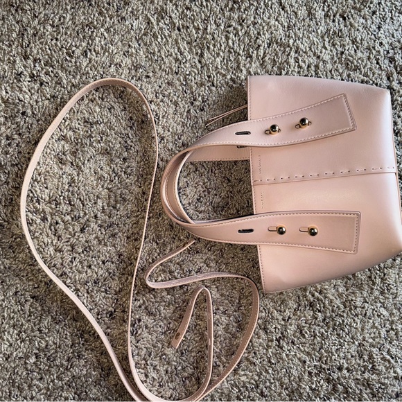 Frame Les Second Mini Bag Blush Light Pink with Removable Long Crossbody Strap - Picture 10 of 10